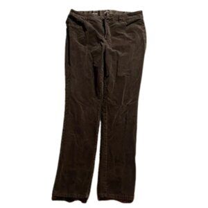 St. John’s Bay Brown Corduroy Pants | Size 12 | Retro Straight Leg | Free Shippi